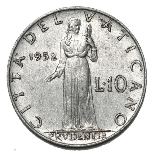Vaticano pio xii lire 1952 - xii, 10