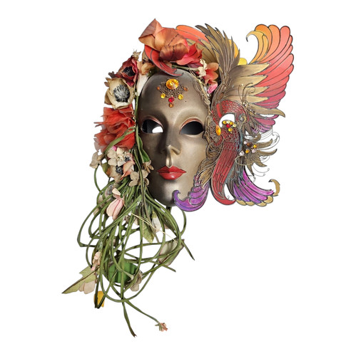 Maschera veneziana flora - maschera,