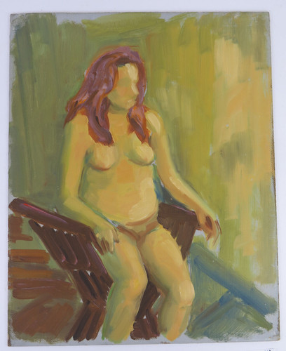 Quadro olio tavola - ad, su