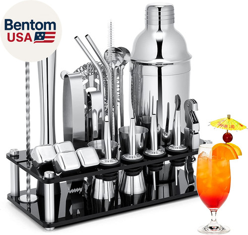 Set shaker cocktail pezzi - set, cocktail,