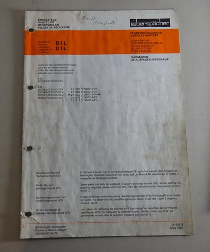 Catalogo ricambi listello - catalogo, di