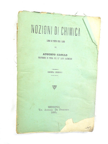 Scienza chimica libro - libro, antico