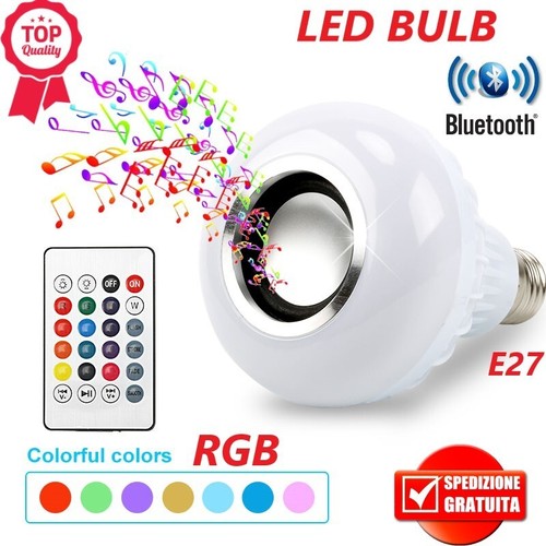 Lampada speaker bluetooth - speaker,