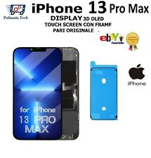 APPLE IPHONE 13 PRO MAX  DISPLAY TOUCHSCREEN VETRO CON FRAME PARI ALL' ORIGINALE
