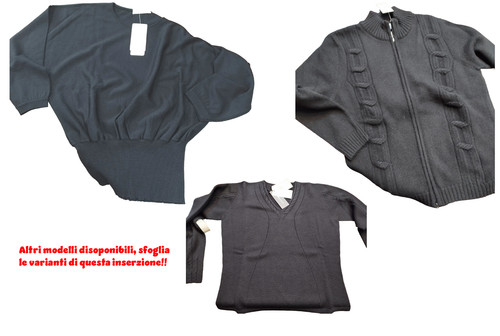 Pullover donna inverno nero - pullover,