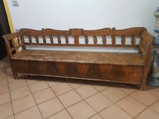 Grande Panca con schienale 800 dipinta arte povera