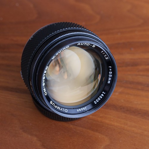 Olympus zuiko 55mm f1 2 - om, g.zuiko