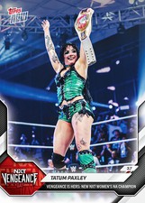 2026 Topps Now WWE #30 Tatum