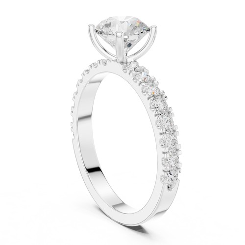 Anello donna con diamanti - da,
