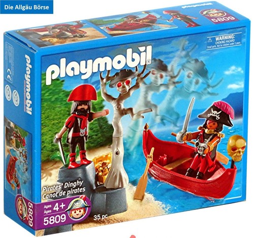 Playmobil 5809 pirates gommone - pirates,