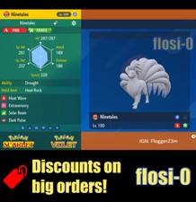 6IV Shiny Ninetales Pokemon