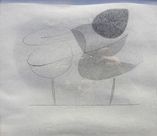 Enrico DELLA TORRE (Pizzighettone 1931-Teglio 2022) ARIOSO China e matita 1985