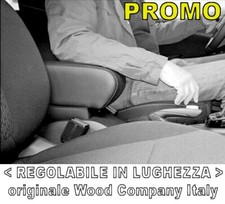 bracciolo per OPEL CROSSLAND X ECOPELLE nero REGOLABILE  SOLO 1 PEZZO IN OFFERTA