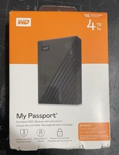 HARD DISK ESTERNO 2.5 WD My Passport 4TB USB 3.0/3.2 X PS4/5 NAS DVR SERVER ARCH