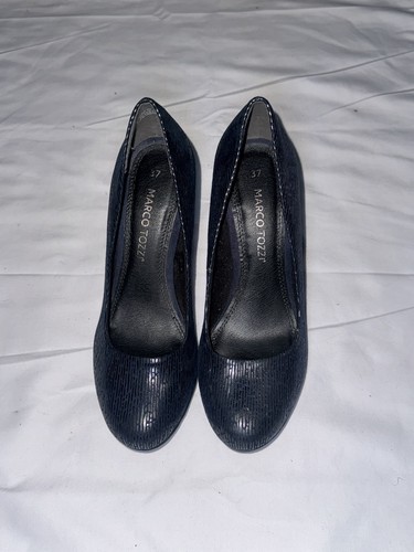 Tacchi alti pelle blu navy - tacchi,