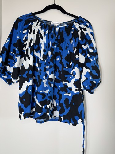 Camicetta calvin klein blu - klein,