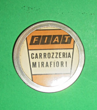 Distintivo badge dipendente FIAT anni '60 - Carrozzeria Mirafiori - numerato