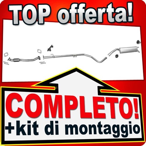 Scarico completo per fiat - scarico,