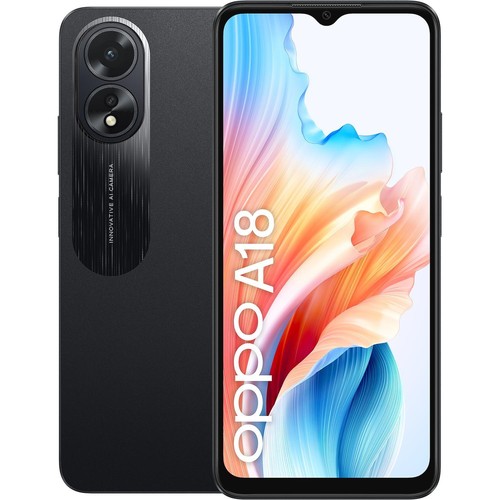 Smartphone oppo a18 black - smartphone, nero