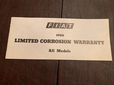 Original Fiat 1980 Limited