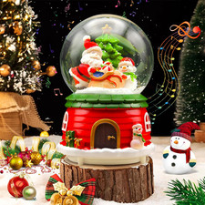 Palla Di Vetro Con Neve, Babbo