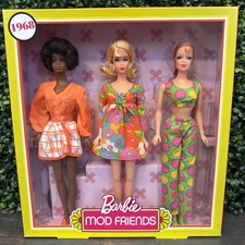 NRFB Barbie Mod Friends 1968