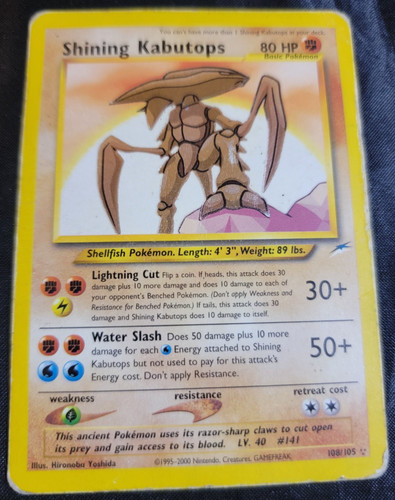 Holo foil shining kabutops - shining,