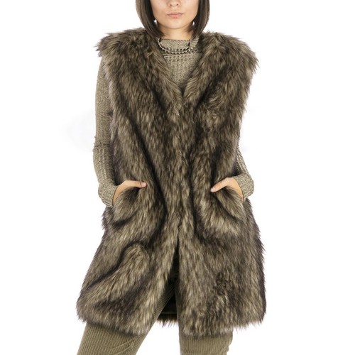Dondup ashlynn gilet pelliccia - dondup,