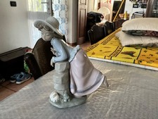 CERAMICA NAO BAMBINA CON CANE H 20