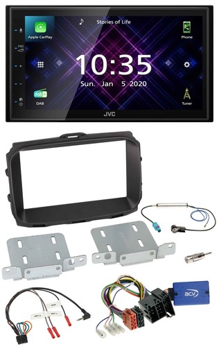 Jvc dab 2din volante - jvc,