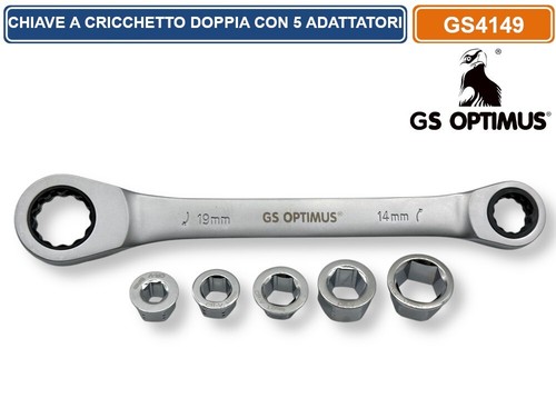 Chiave cricchetto doppio - chiave,
