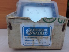 Strumenti di misura elettrica OFFICINE GALILEO vintage (amperometro) scatola 