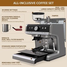 Espresso Machine with Grinder