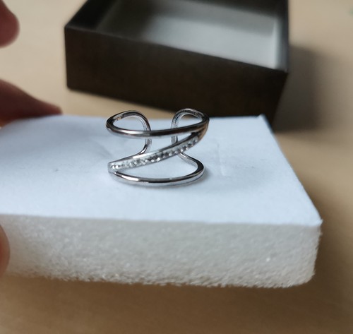 Anello regolabile swarovski - anello,