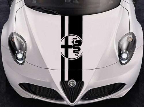 Adesivi fascia cofano auto - adesivi,