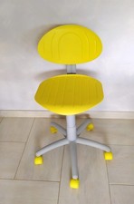 SEDIA SCRIVANIA GIREVOLE REGOLABILE IN ALTEZZA CON RUOTE - CAMERETTA BAMBINI