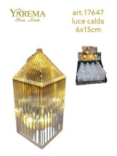 Set 12 Pezzi Lumini Led Luce A Batteria Piramide Crystal Decorazione Casa bal