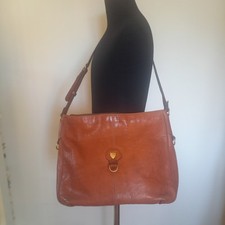 ACQUASCUTUM BORSA TOTE IN CUOIO VINTAGE