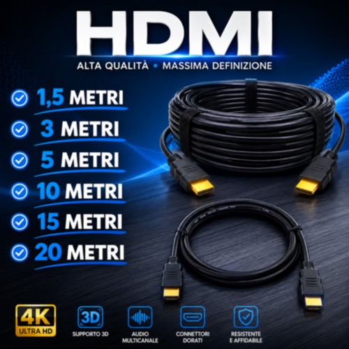 Cavo hdmi con connettori - hdmi, m/m