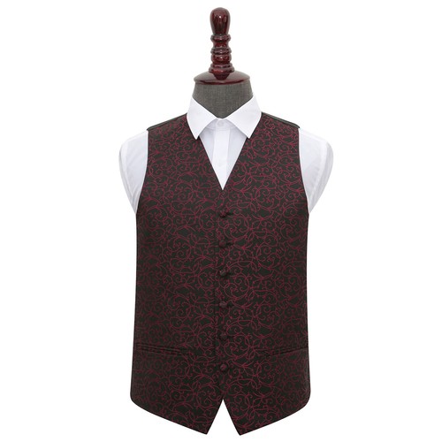 Gilet uomo bordeaux nero - gilet, e