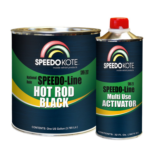 Hot rod black paint satin - rod,