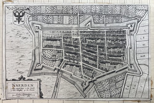 Gravure carte plan naarden - carte,