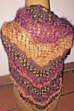 Scialle fatto a mano in lana