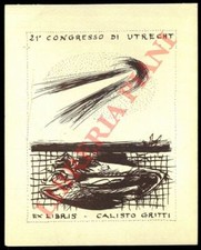 Exlibris - GRITTI Calisto.  (0-14736)