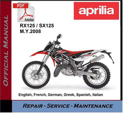 Aprilia rx125 sx125 rx 125 - rx125,