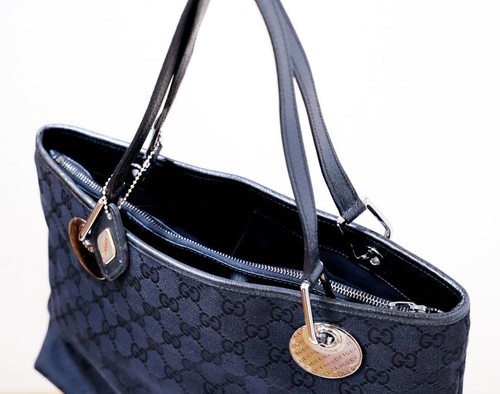 Borsa tote tela gucci - tela,