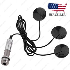 Trasduttore pickup piezoelettrico 3 teste per chitarra acustica ukulele strumenti mandolino