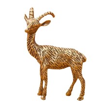 Ornamento di capra in ottone