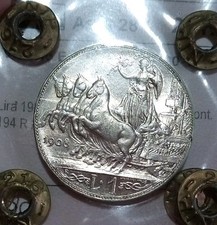 1 Lira Quadriga 1908  Fdc