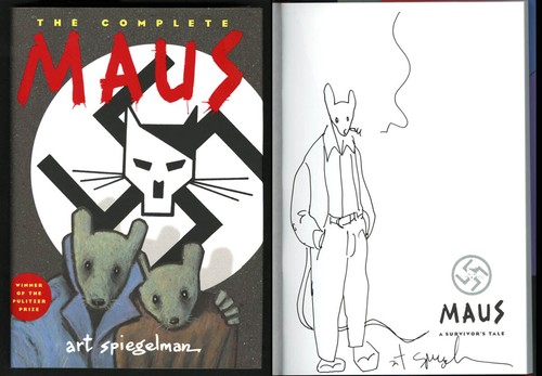 Art spiegelman schizzo firmato - art,